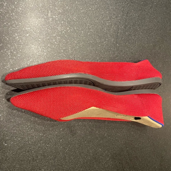 Rothy’s dark red original point flats 9 - Picture 3 of 3